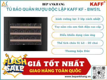 Tủ bảo quản rượu kaff KF - BW51L - Thương hiệu Đức